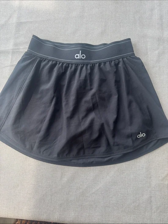 ALO Match Point Tennis Skirt with Elastic Waistband Size XS