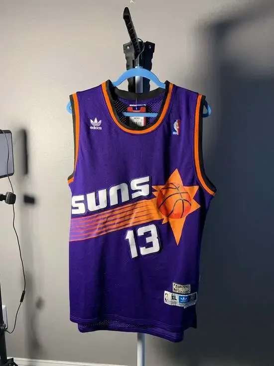 Adidas NBA Hardwood Classics Phoenix Suns Steve Nash #13 1996-1997 Jersey