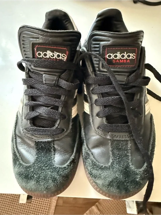 adidas Black Sneakers with Suede Toe