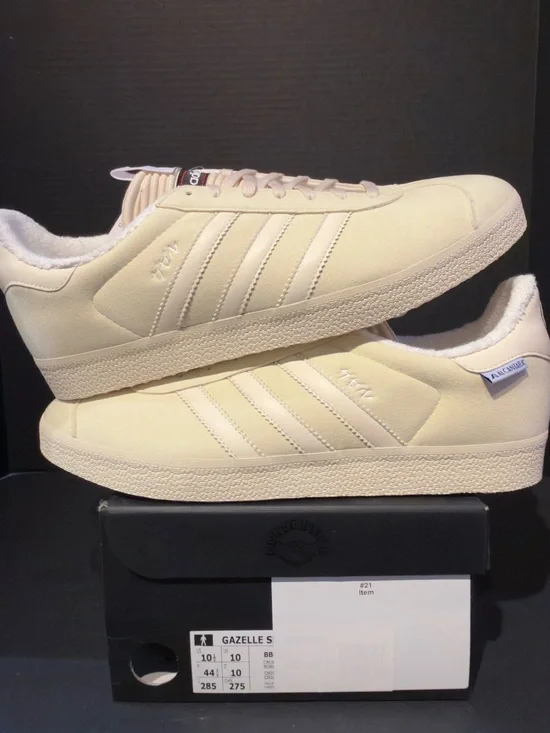 Adidas Gazelle-UA and Sons Collab Style Men's Sneakers in Cream
