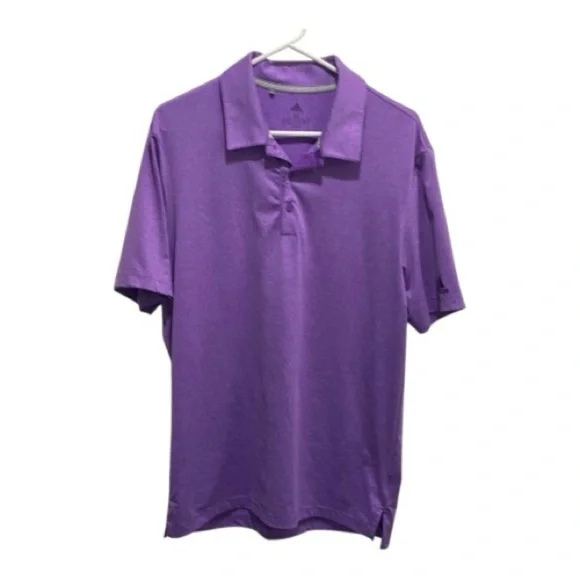 Adidas Men's Purple Golf Polo Shirt Size Medium