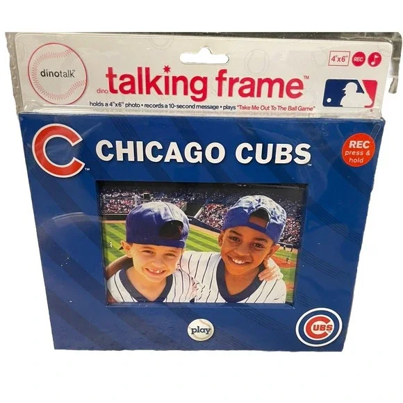 Chicago‎ Cubs Talking Singing Picture Photo Frame MLB Baseball 4x6 Photo