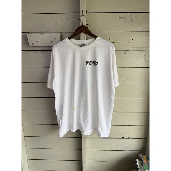 Vintage Adidas Columbus Crew SC MLS Soccer T-Shirt White Large Made in USA