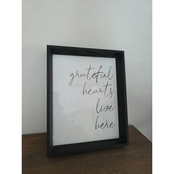 Boston Warehouse Trading Corp‎ 8x10 Black Wood Plaque Frame 