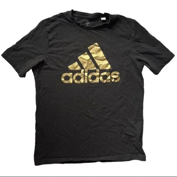 Adidas Gold logo tee