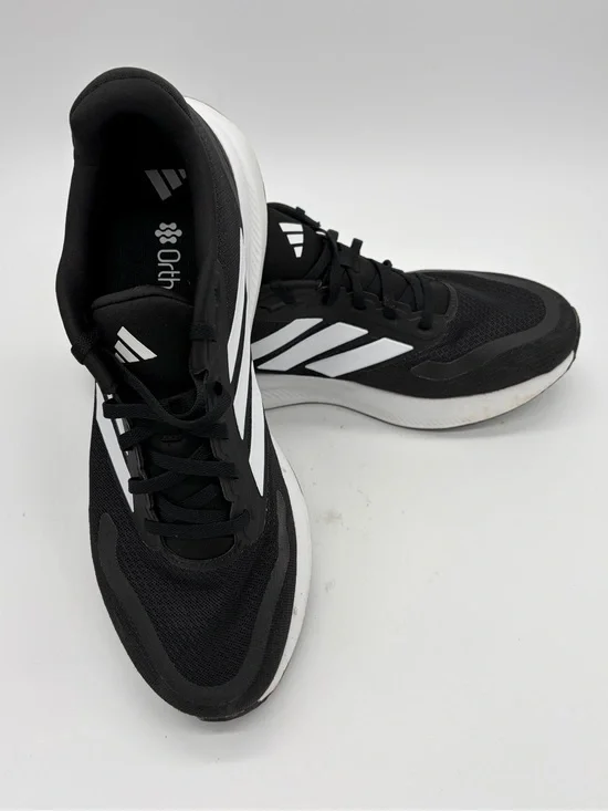 adidas Black and White Men's Athletic Running Shoes