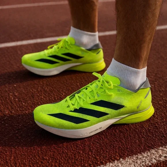 Adidas Adizero Avanti Track‎ Spikes Mens 12 Womens 13 Solar Yellow NEW no box