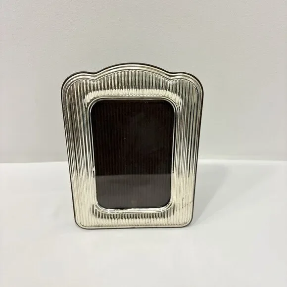 VINTAGE LINEAR ARCH  STERLING SILVER PICTURE FRAME ORNATE LINED 925 Mark