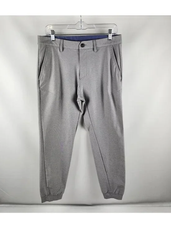Adidas Pants Mens 30x30 Gray Adicross Range The 3 Stripes Tapered Leg Joggers