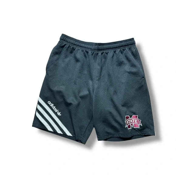 Adidas Trefoil Basketball Shorts Mississippi State Bulldogs Men's‎ Size Large