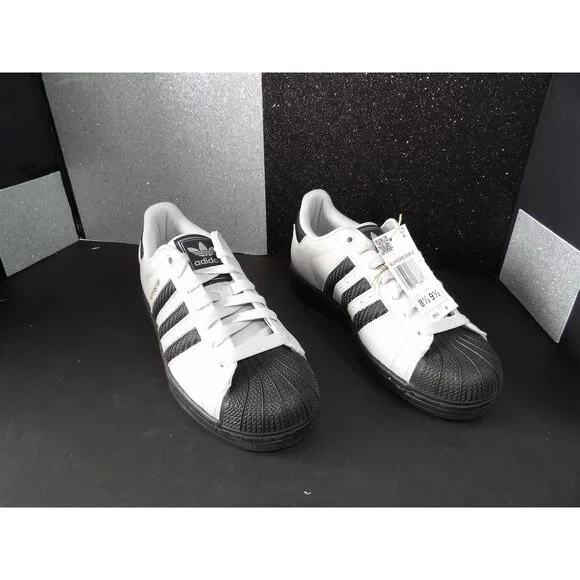 Adidas Superstar II- White, Black (Size US Men's 8.5, Women's 9.5)