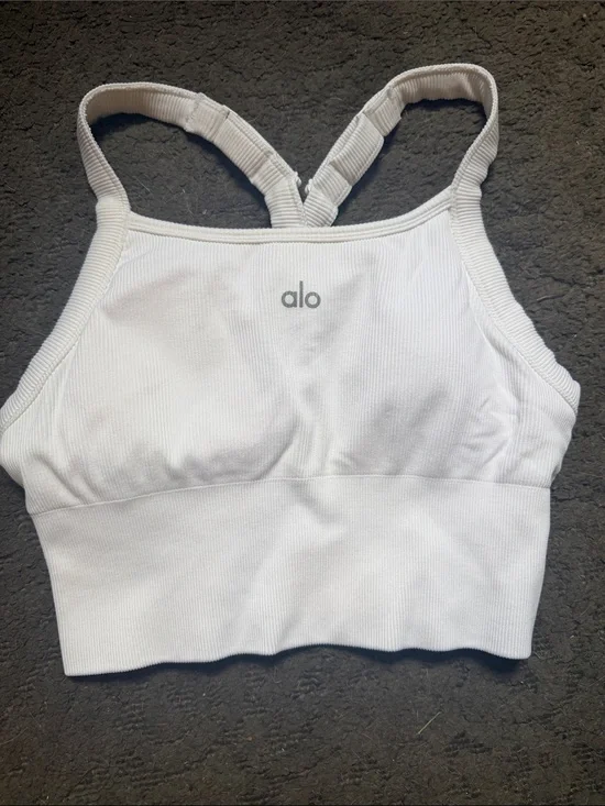 ALO Yoga Small Seamless Ribbed Favorite Bra Tank