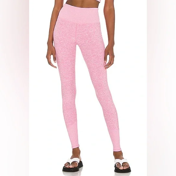 ALO Yoga Pink High-Waist Seamless Leggings