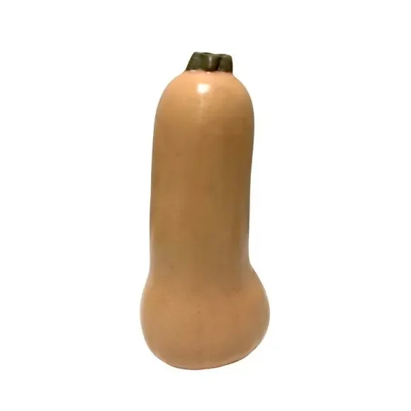 Vtg Patricia Garrett Butternut Autumn Squash Pottery Vase 8