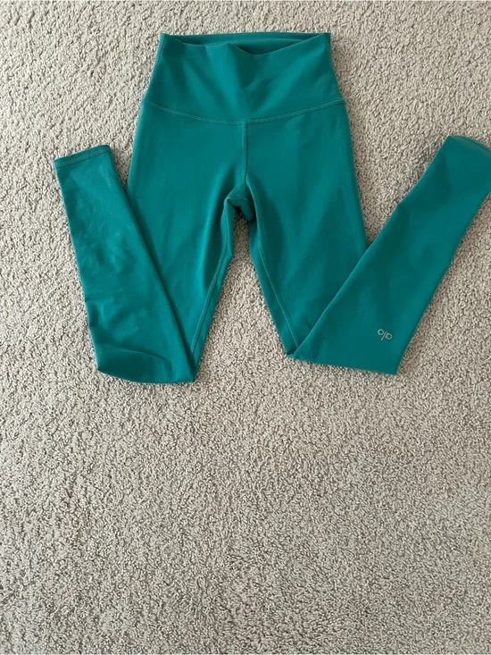 ALO Yoga Teal High-Waist Leggings