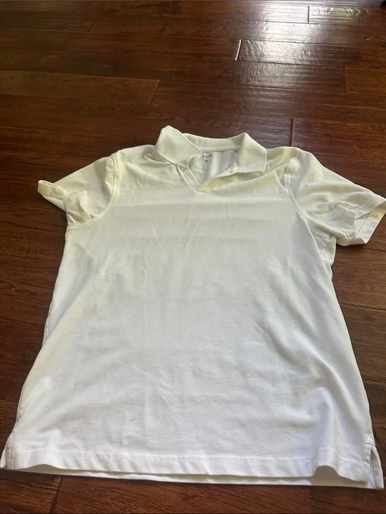 J Crew Classic Men's Short-Sleeve Polo Shirt - White