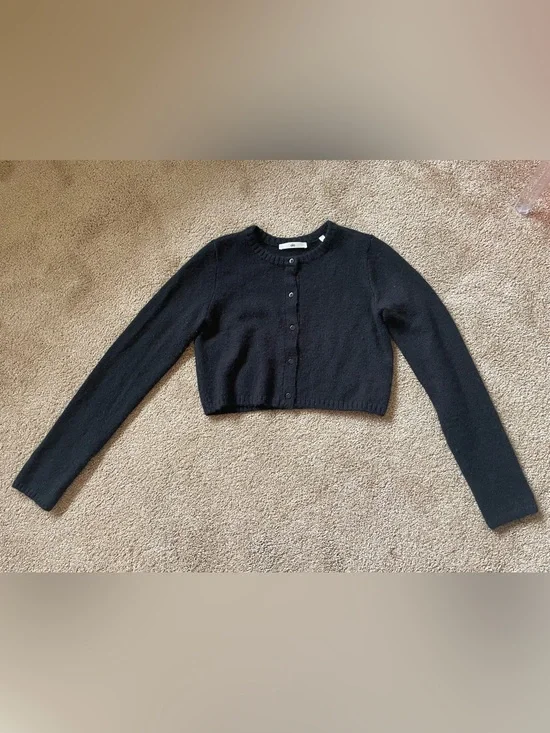 ALO Yoga Cashmere Cropped Cardigan