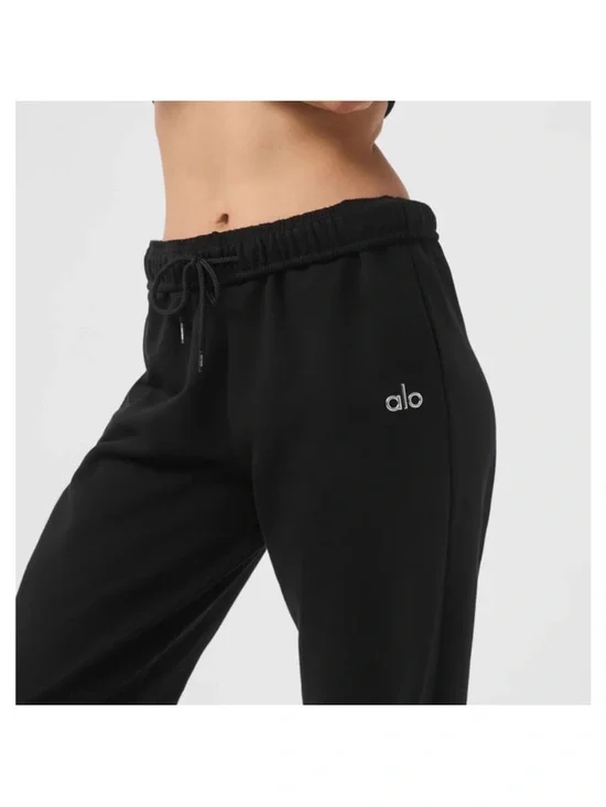 ALO Yoga Black Track Joggers