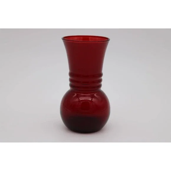 Anchor Hocking Ruby Red Vase Tall Bud Vase