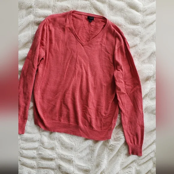 J.CREW mens Size Large V neck sweater