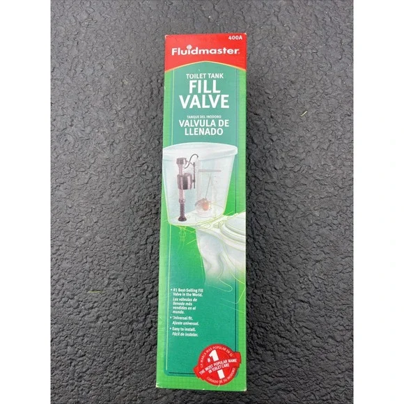 Fluidmaster 400A Universal Toilet Fill Valve Kit -‎ Easy To Install - New In Box
