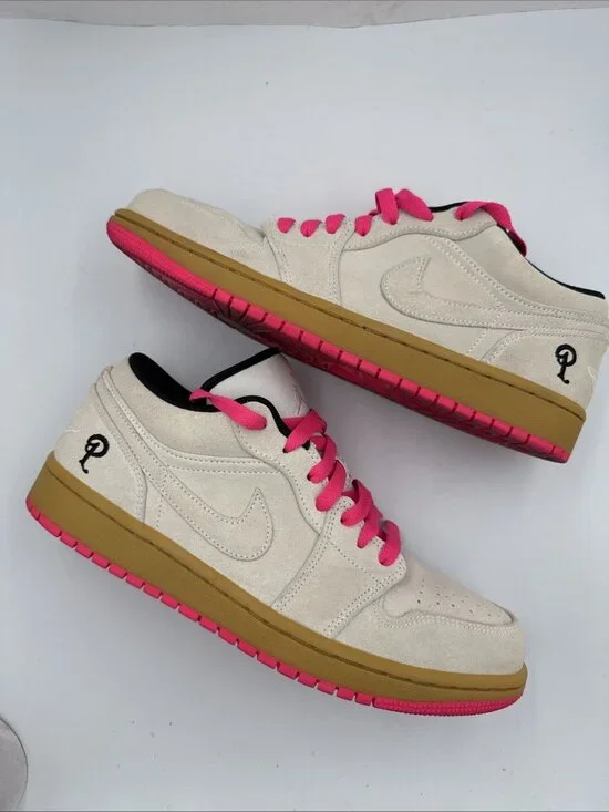 Nike Air Jordan 1 Low Sneaker Politics Block Party Sz 9