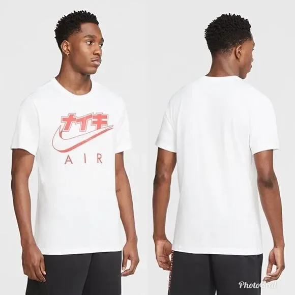 NIKE AIR JORDAN LEGACY 1 CREWNECK SHORT SLEEVE WHITE TEE SHIRT