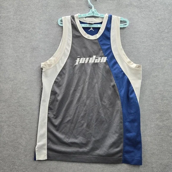 VINTAGE Jordan Men Jersey XL Basketball Jumpman 23 20th‎ Anniversary Y2K