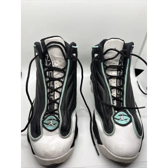 Nike Jordan Pro Strong DC8418-001 Black Aqua White Mens Sneaker Size 10