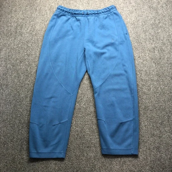 Jordan Mens Blue Tapered Athletic Sweatpants XL Jumpman Logo