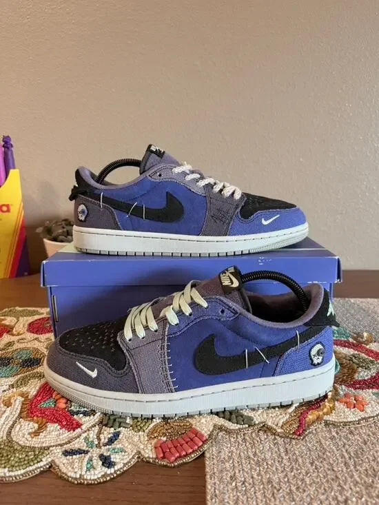 Jordan 1 Retro Low OG Zion Williamson Voodoo Alternate Regency Purple IH2309 500