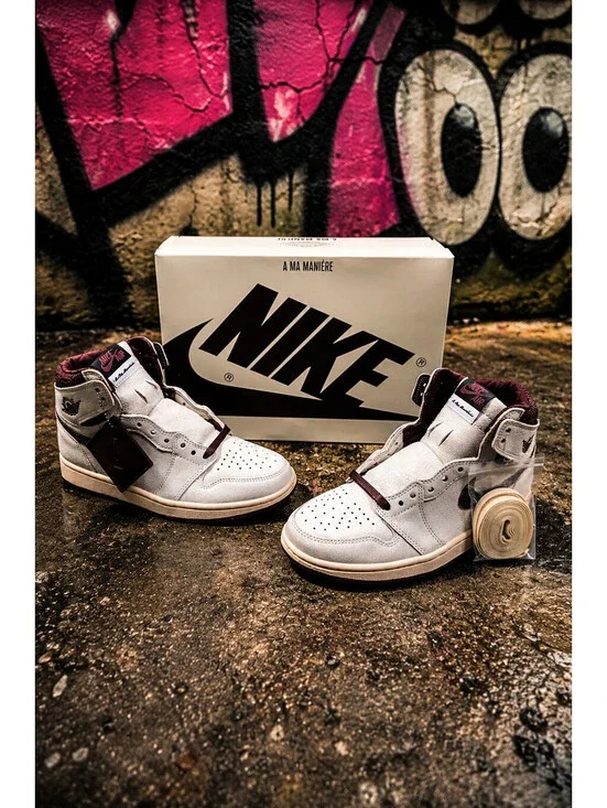 🔥A MA MANIERE X AIR JORDAN 1 HIGH OG SIZE 6.5 SKU# DO7097-100 NEW READY TO SHIP