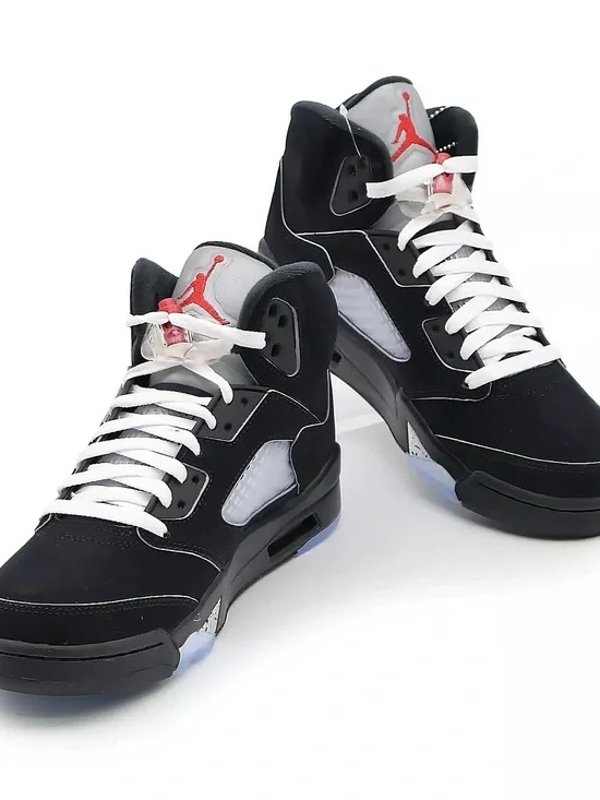 Nike Jordan Men's 5 Retro OG Black Metallic Reimagined Shoes 6.5Y