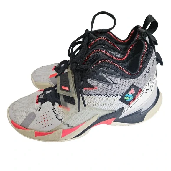 Jordan Why Not Zer0.3 Unite White Bright Crimson CD5804-101 Mens 6.5Y Womens 8