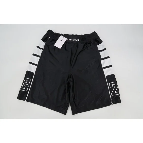 Jordan Cat Scratch Basketball Shorts Mens Medium Black White Jumpman HQ1208‎ NEW