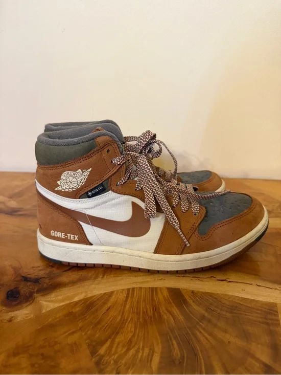 Air Jordan 1 High Element GORE-TEX Legend Coffee Green Size 7 Gorpcore
