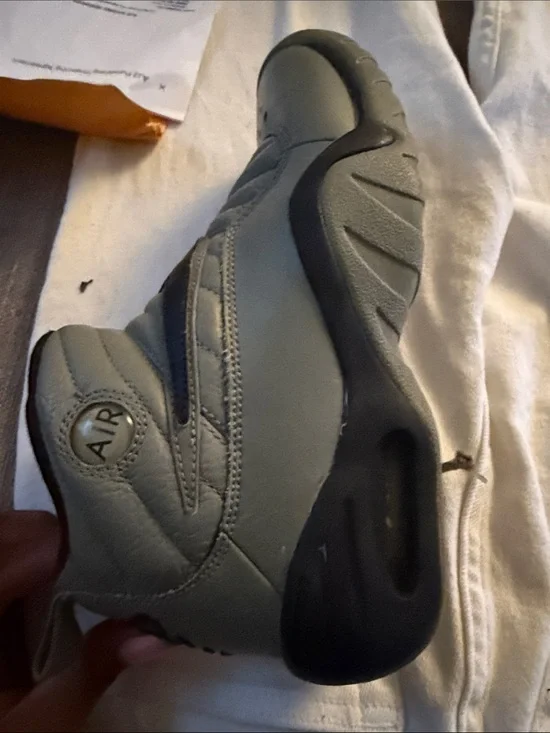 Jordan Men's Grey and Black Air Athletic Sneakers
