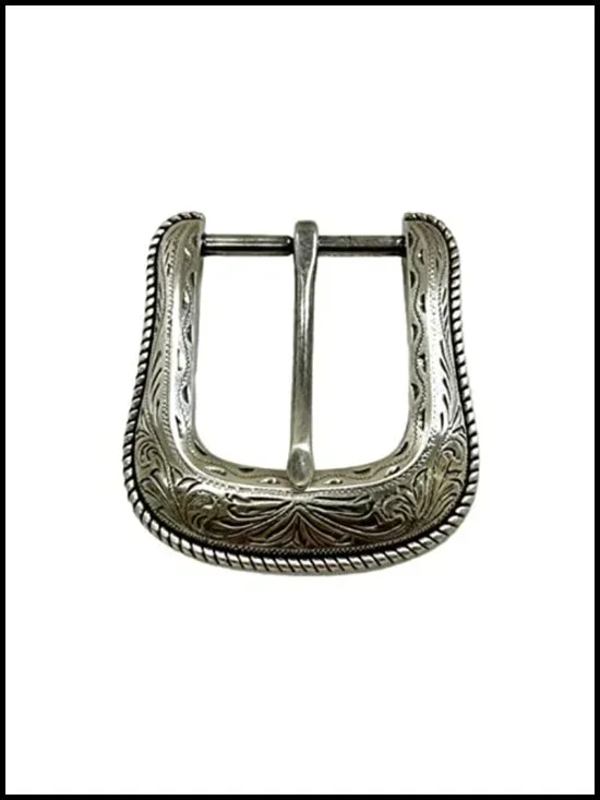 Western Engraved Belt Buckle 1.5