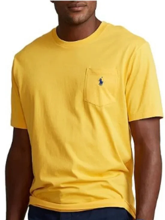 Polo Ralph Lauren Classic Fit Pocket T-shirt 3XLT Lemon Rind NWT
