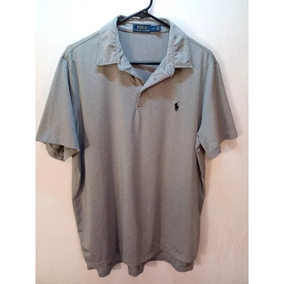 Men's Polo Ralph Lauren Polo Shirt, Large, Gray