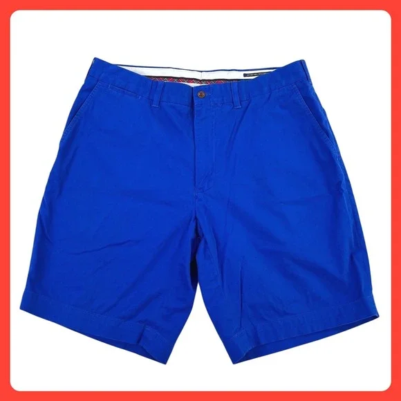 Vintage Polo Golf‎ Ralph Lauren Shorts Men's 35 Blue Cotton Twill Stretch 9
