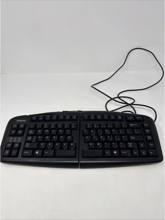 Goldtouch SK-2730 Ergonomic Split USB Wired Keyboard Black PC Computer Desktop