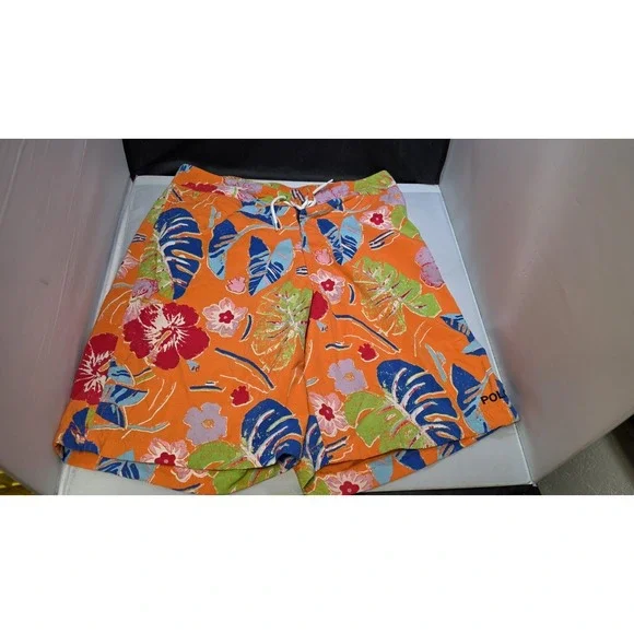 Polo Sport Ralph Lauren Men's 34 Swim Trunks Beach Floral VTG Beach Summer