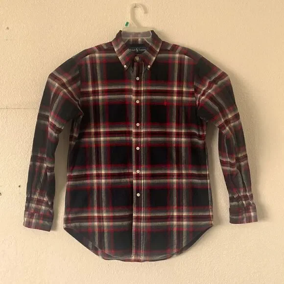 POLO by Ralph Lauren Men’s Plaid Button Down Shirt Size M