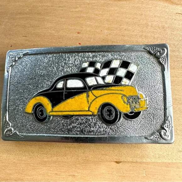 Vintage Hot Rod Hook Fast Belt Buckle