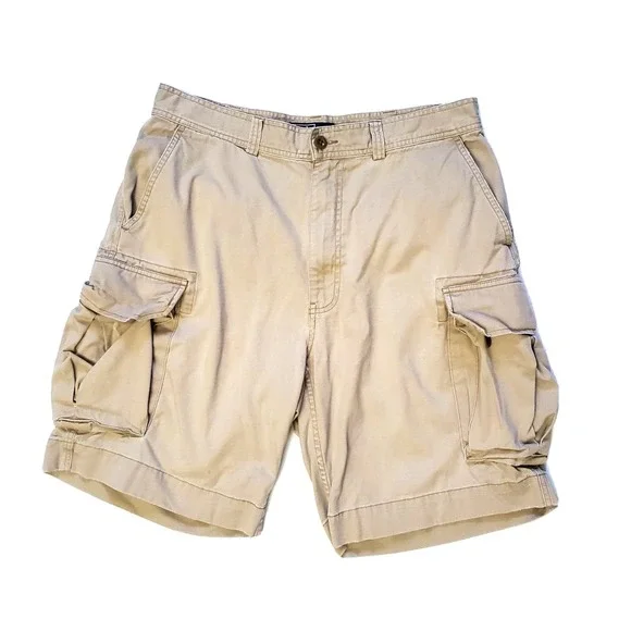 VTG Polo Ralph Lauren 67 Cargo Shorts Men's 35 Beige Outdoor Casual Cotton