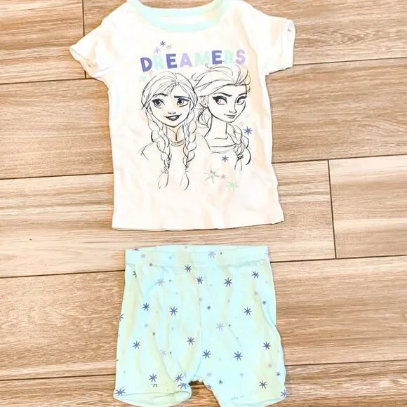 Gap + Disney Frozen Summer PJs Size 2Y