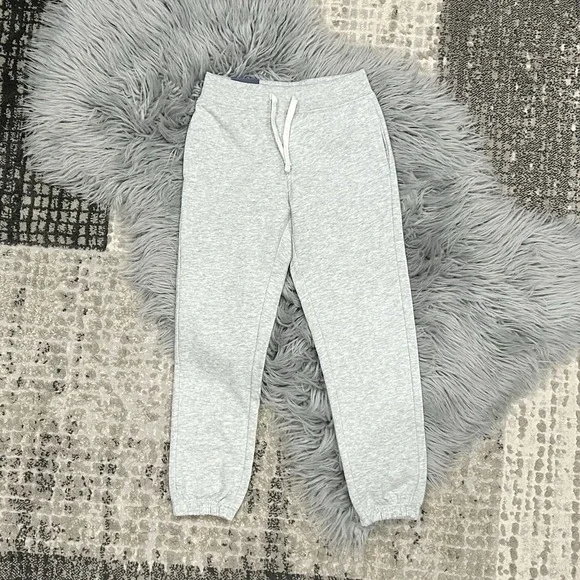 GAP Kids Girls Heathered Grey Sweatpant Jogger‎ Pants Size 6/7 NWT