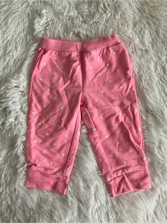 Carter's Pink Polka Dot Side Braided Bottoms