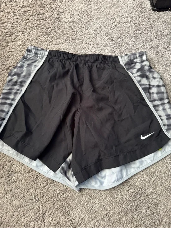 Nike girls Black Athletic Running Shorts